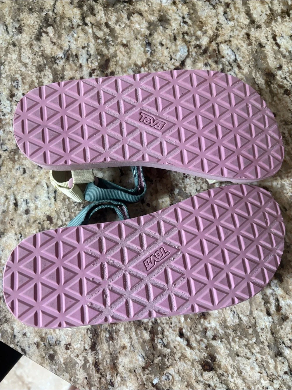Teva Kids Lavender Sandals with Teal Straps